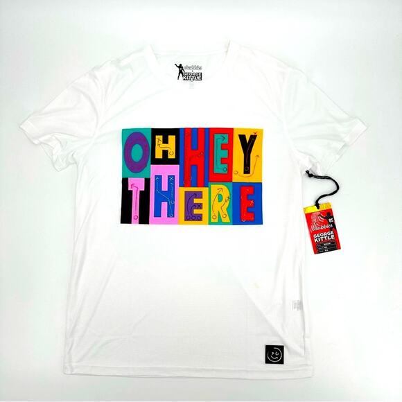 Chubbies x George Kittle Ultimate SS Sports Tee in white Size M - Picture 1 of 7
